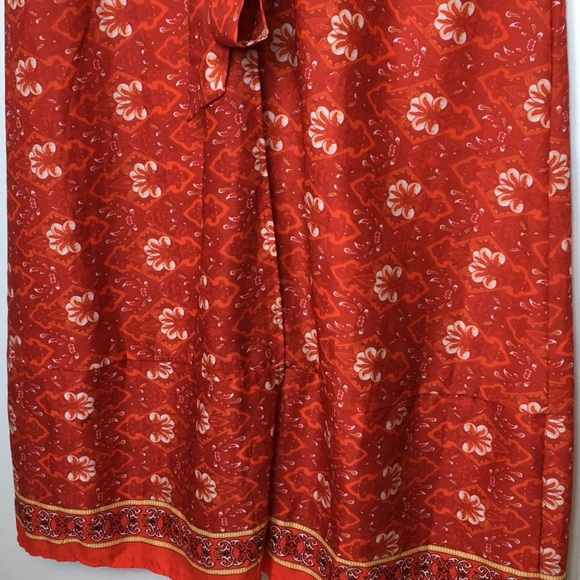 Charlie Charlie Charlotte Cap Sleeve V-neck Front Slit Fit & Flare Dress Size S - Picture 12 of 15